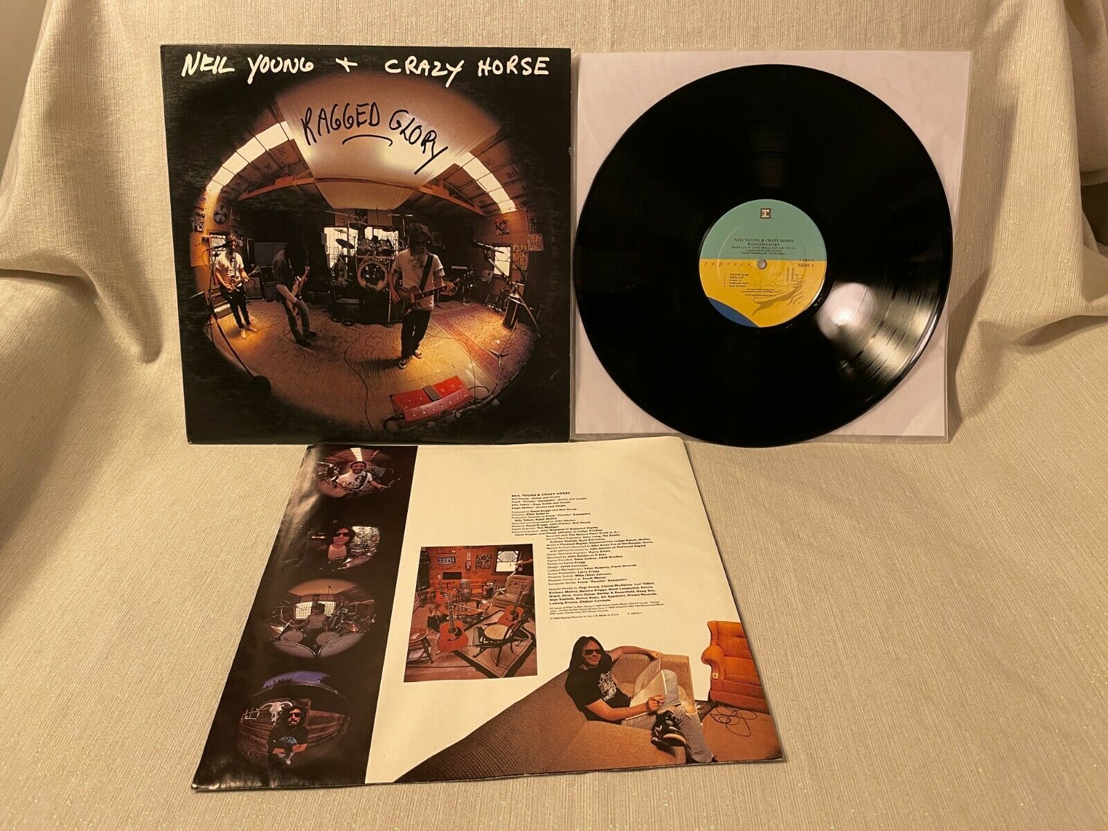 Primary image for 1990 Neil Young & Crazy Horse Ragged Glory LP Reprise Records 9 26315-1 VG+/VG