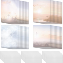 60 Set Religious Stationery and Envelopes Christian Stationery Paper Sun Setting - £20.35 GBP