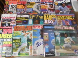Set Of 14 Vintage Assorted Baseball Magazines..........Free Postage Usa - £21.36 GBP