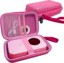 D30 Thermal Label Sticky Note Printer Storage Case (Case Only) (Pink), Hard - £28.26 GBP