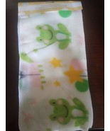 Fleece Baby Blanket W Frogs/Stars 30 X 30 Inches-Brand New-SHIPS N 24 HOURS - $15.72