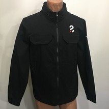 The North Face M Windwall Black Hooded Softshell Jacket Windbreaker Full... - $63.21
