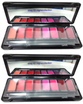 2x Profusion Glitter &amp; Glam Plum Matte Lipstick Case 8-Colors w/ Brush B... - $18.80