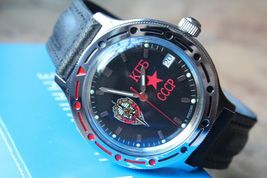 Vostok Komandirsky Auto Russian Military Wrist Watch # 921457 NEW - $119.99
