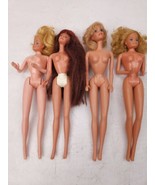 Vintage Lot of 4 1966 Barbie Doll Lot (x4) Nude - £12.39 GBP