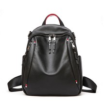 2022 Leather Girls Backpack Shoulders Bag For Women Daily Travel Female Fashion  - £90.07 GBP