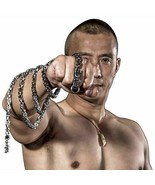 Outdoor Titanium Steel Keel Self-Defense Arms Tactical Steel Whip Waist Chain - $31.00