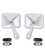 70-72 Chevy Truck Rectangle Chrome Outside Rear View RH &amp; LH Door Mirror... - $128.31 CAD