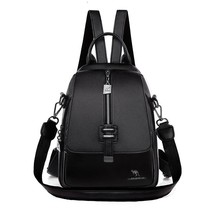 Women&#39;s Leather Backpack Convertible  Bag 4 In 1 Fashion Knapsack for Female Rea - £131.82 GBP