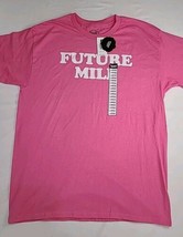 Danny Duncan Unisex Pink Future MILF Graphic T Shirt Size L - £13.08 GBP