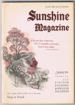 Vintage Sunshine Magazine January 1959 Feel Good Easy To Read - £3.09 GBP