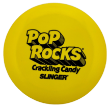 Vintage POP ROCKS Cracklin Candy Slinger Advertising Frisbee 8.75 Diameter - £23.60 GBP