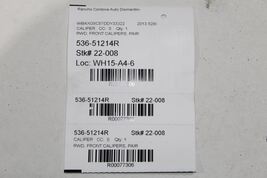 Passenger Right Driver Left Calipers Front AWD Fits 11-16 BMW 528i 77306 image 14