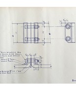 1950 Railroad Bangor Aroostook Gage Plate Insulation Blueprint H24 DWDD14 - $118.23 CAD