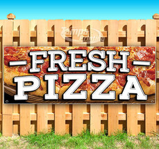 Fresh Pizza Advertising Vinyl Banner Flag Sign Many Sizes Carnival Fair Food Usa - £15.66 GBP+