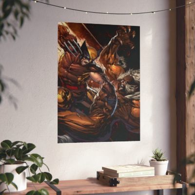 X men POSTERS  Epic Mutant Showdown: Wolverine vs Sabretooth!!!!