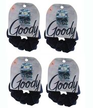 Hair Scrunchie Goody Forever Scrunchie &amp; Claw Clip Bundle Navy 4 Pack - $235.05 MXN