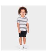 Nike Toddler Boys Swoosh Stripe T-Shirt &amp; Shorts Set Outfit Sz 3T 4T - £23.10 GBP
