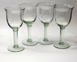 Oversize 9½” Wine Glass Candle Holder Planter Stemware - Set Of 4 - Unkn... - £28.04 GBP