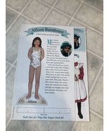 American Girl of Today Magazine Paper Doll Clothes Allison Barnthouse W/... - £16.05 GBP