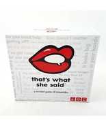 Thats What She Said Adult Party Game of Innuendos Card Game Complete - £10.27 GBP