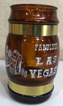 Las Vegas Vintage Fabulous Barrel Wooden Handle Beer Drink Mug - $13.29