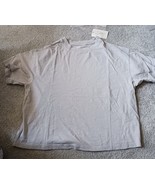 Universal Thread Women&#39;s Gray Wash Short Sleeve Boxy T-Shirt Sz XXL new ... - $150.79 MXN