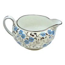 Wedgwood Cream Pitcher Periwinkle Blue White Platinum WH2688 Bone China Milk - £53.09 GBP