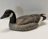 Hand Carved Wood Canada Goose Decoy 13&quot; - Decoys by Fell Signed L Fell - $123.70
