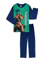 Jurassic World Boys Dinosaur T-Rex, Tyrannosaurus Rex Flannel Dino Pajam... - $206.24 MXN