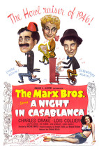 A Night in Casablanca The Marx Brothers Lois Collier 24x18 Poster - £19.15 GBP