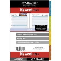 AT-A-GLANCE 2023 Zenscapes Weekly Monthly Planner Refill Loose Leaf  281-285Y - £14.09 GBP