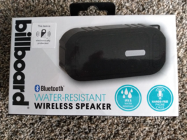 Billboard BB730 Bluetooth IPX5 Water Resistant Speaker Black - £7.59 GBP