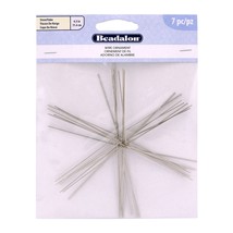 Beadalon Ornament Wire Form 4.5&quot; 0.8mm Diameter 7/Pkg-Snowflake - £9.81 GBP
