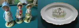 HOLLY HOBBIE FIGURINES GIRLS AND TRAY TO THE HOUSE OF A FRIEND - PICK ONE - $62.97 CAD