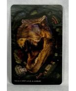 1997 JURASSIC PARK THE LOST WORLD Hologram Lenticular T-Rex Collectible ... - $13.73 CAD