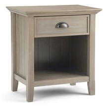 Acadian Distressed Grey Bedside Table - $216.99