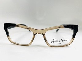 New SEAN JOHN SJLO 6027E 278 Sand &amp; Grey Eyeglasses 52/19/145 - $49.45