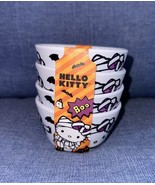 NEW Hello Kitty Halloween Mummy Melamine Tidbit Snack Bowls Ramekins 3.5... - $17.99