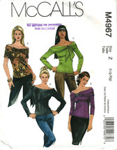 2005 Misses' TOPS McCall's Pattern 4967-m Sizes L-XL - $12.00