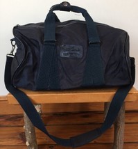 Vtg Pierre Cardin Navy Shoulder Strap Cross Body Carry On Duffle Bag Luggage 17&quot; - £31.46 GBP