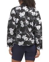 NWT TAIL ACTIVEWEAR BLACK FLORAL Full Zip Quilted Golf Tennis Jacket Size LARGE image 2