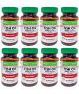 8 Bottles/18-ct People&#39;s Choice Fish Oil Omega 3 Softgels 1000 MG=144 So... - $600.89 MXN