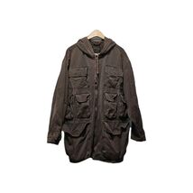 Vintage 90s Union Bay Brown Canvas Utility Hooded Skater Jacket Men&#39;s XL/2X - $1,744.29 MXN
