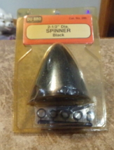 du-bro #285 2.5&quot; diameter spinner black in the package new - $9.89