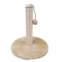 Beige Color Cat Scratch Tree with Teaser Ball 15.4 x 16.9 Inches Pet Toy... - $29.68