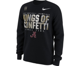 Alabama Crimson Tide Mens Nike 2017 National Champs &#39;Kings of Confetti&#39; ... - $19.49