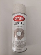 Krylon K18213 Coarse Stone Texture Finish Spray Paint, White Onyx, Onyx  - £34.02 GBP