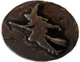 Witch On Broom Pocket Stone - €4,19 EUR