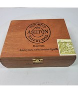 Ashton Magnum Cigar Box 7x6x3 Inch Tobacciana EMPTY Wood - $19.00